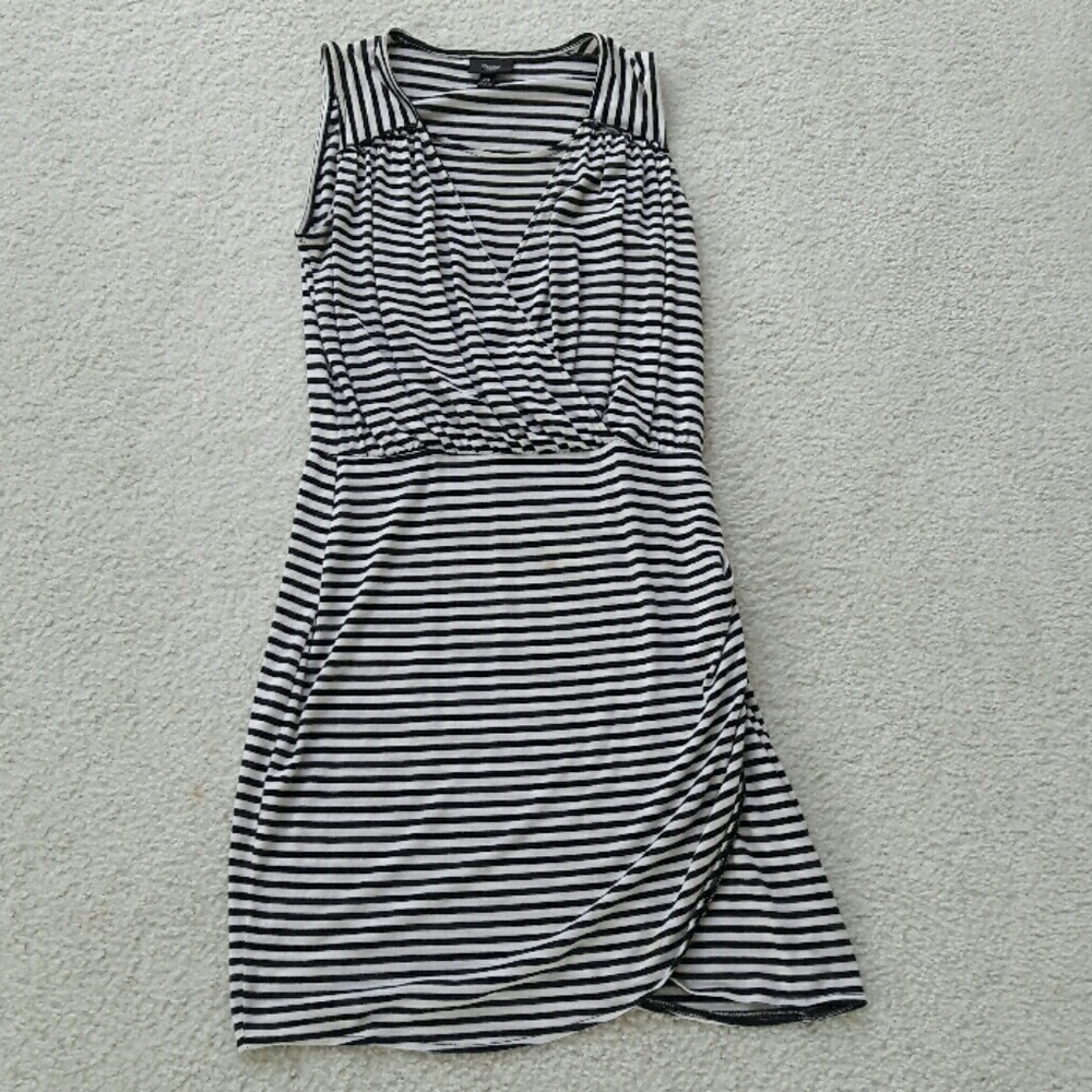 Dress with stripes